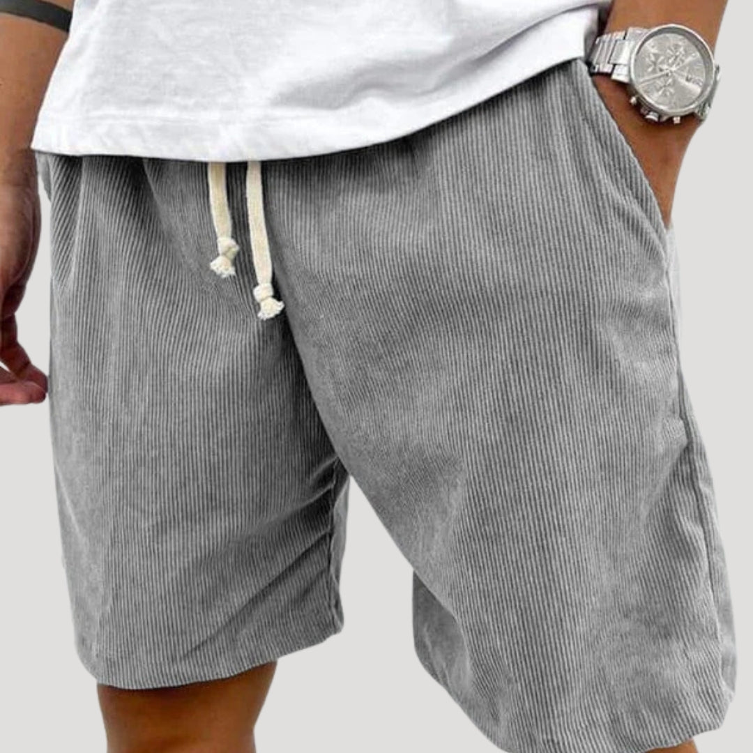 Herr shorts med dragsko och resårmidja