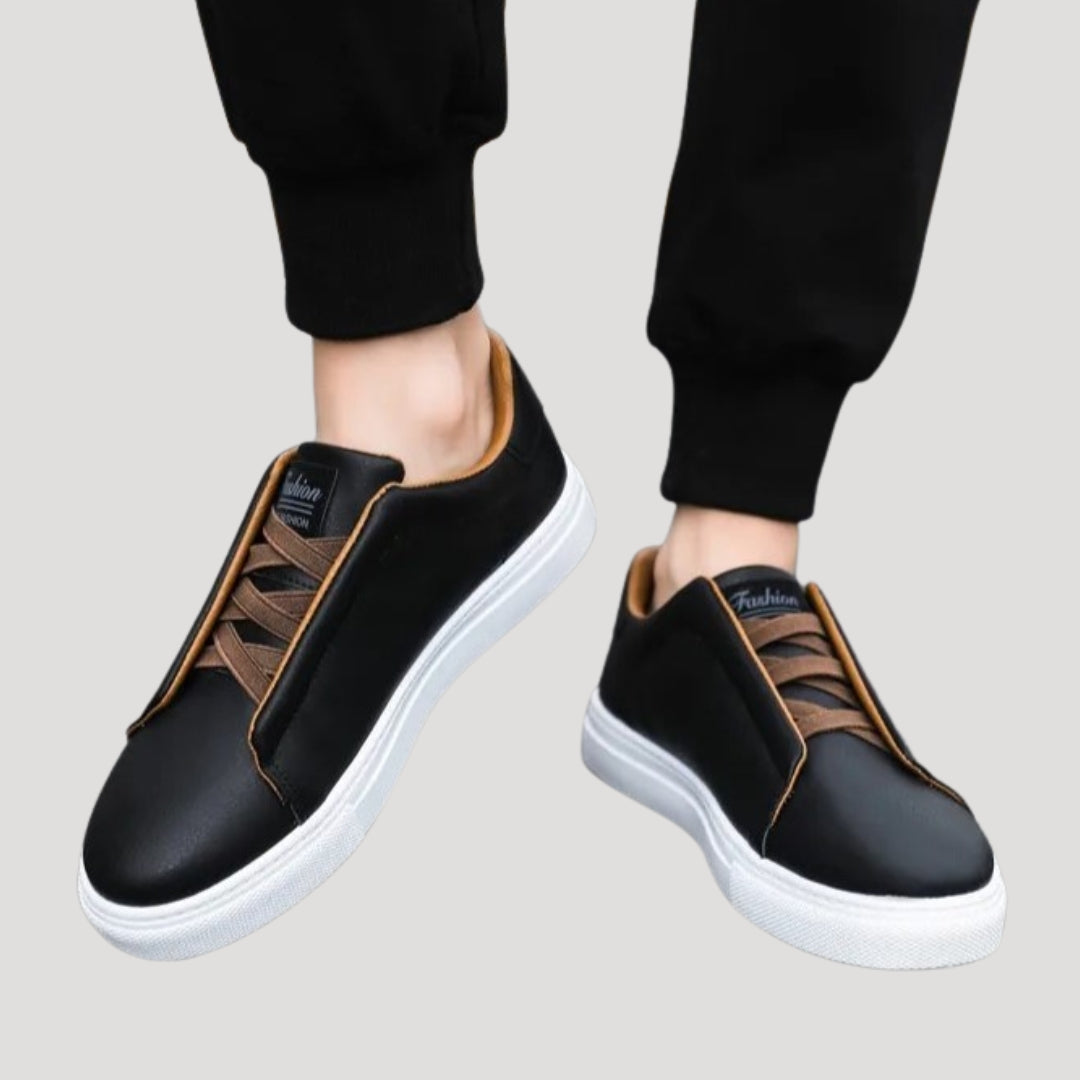 Herr slip on sneakers låg modell utan snörning