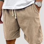 Herr shorts med dragsko och resårmidja