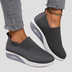 Dam Ortopediska Promenadsskor Med Slip On Design
