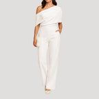 Dam byxdress asymmetrisk axel vida ben elegant modell