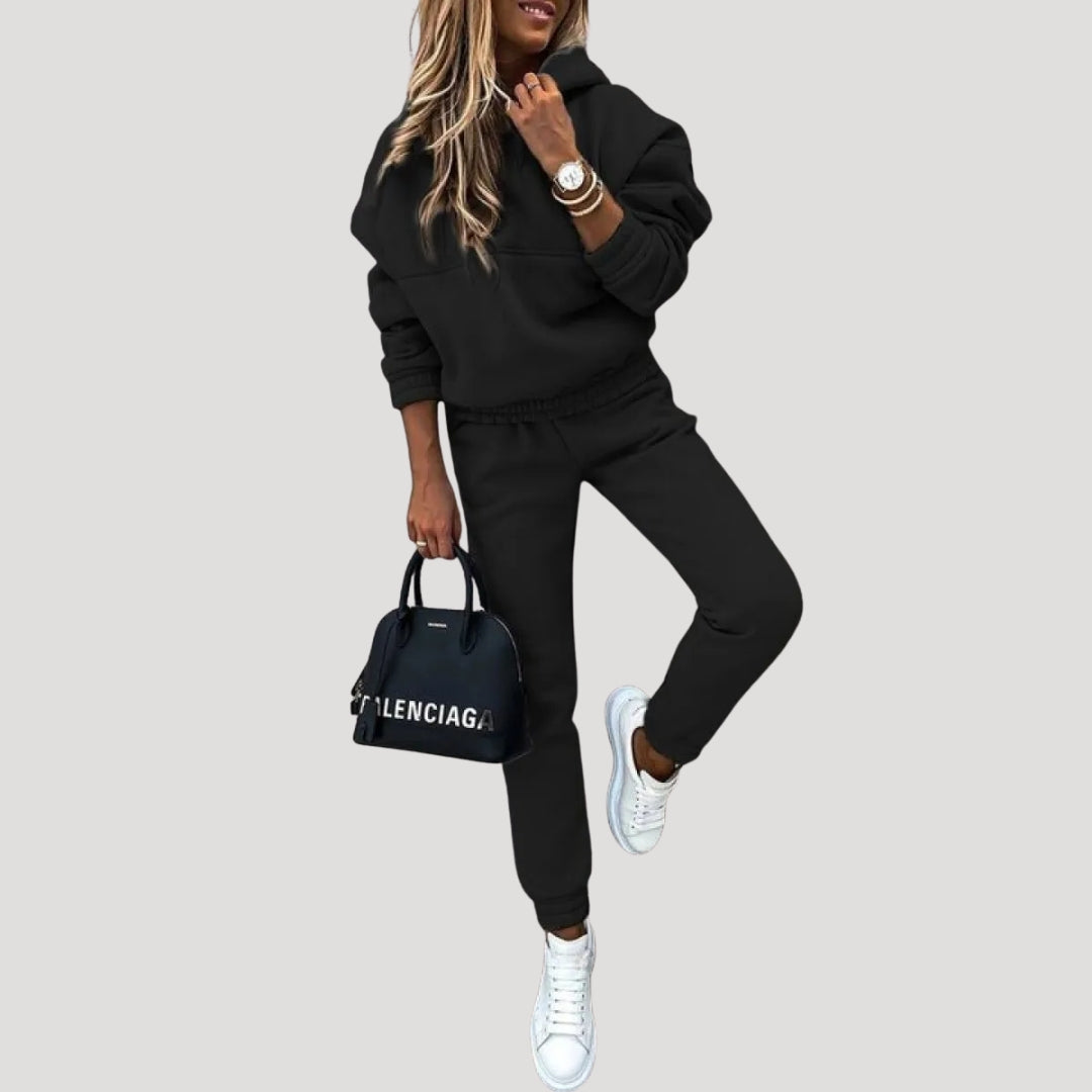 Dam mjukisset tvådelat lounge wear set