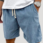 Herr shorts med dragsko och resårmidja