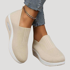 Dam Ortopediska Promenadsskor Med Slip On Design