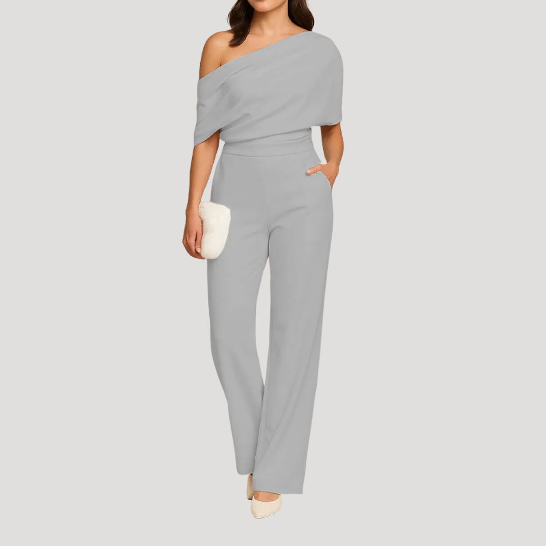 Dam byxdress asymmetrisk axel vida ben elegant modell