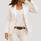 Dam kavaj figursydd blazer jacka klassisk stil