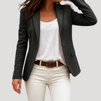 Dam kavaj figursydd blazer jacka klassisk stil