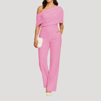 Dam byxdress asymmetrisk axel vida ben elegant modell