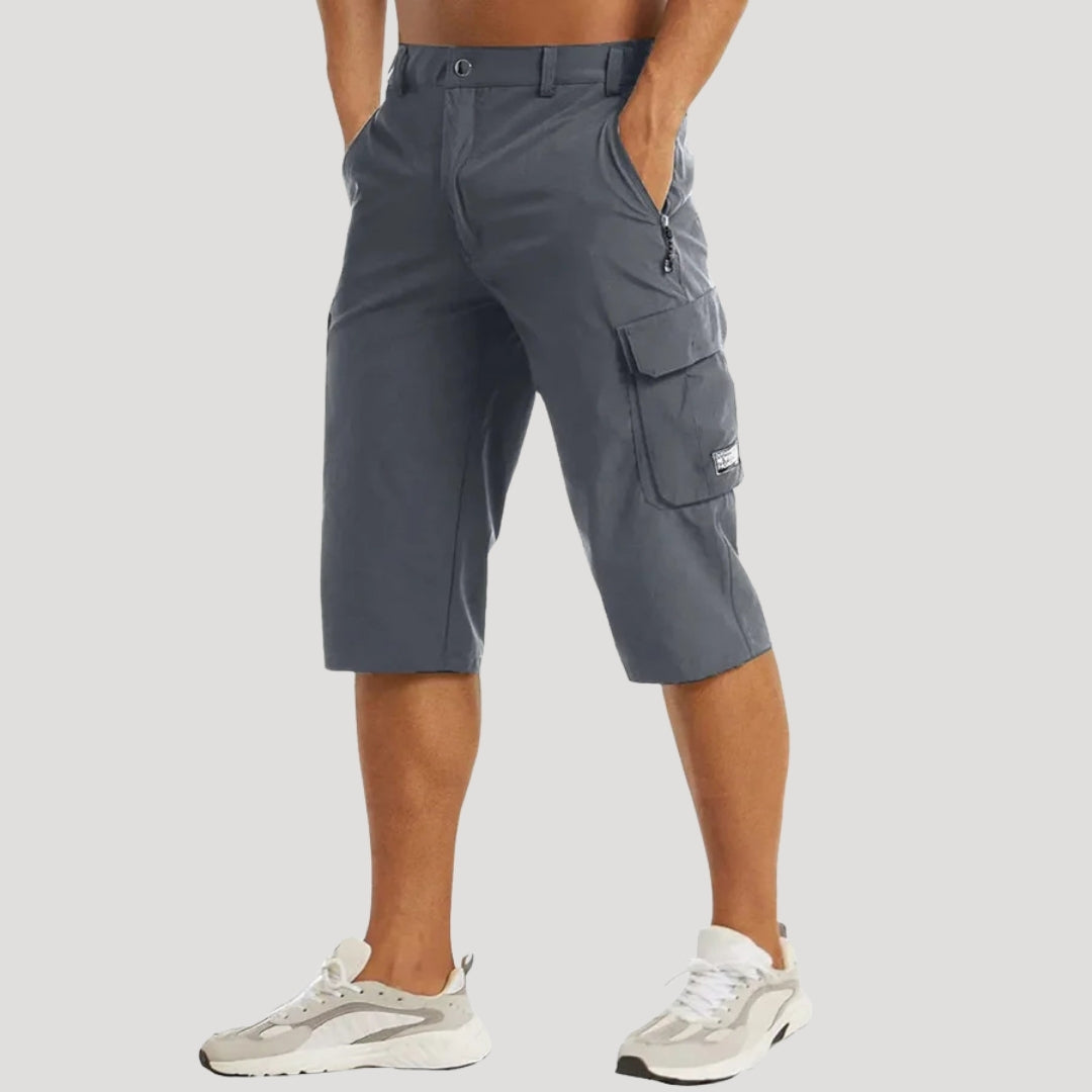 Herr cargo shorts kortbyxor fritidsshorts knälånga bermuda