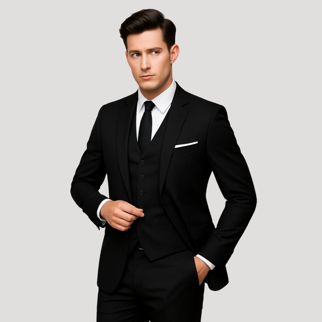 Herr tredelad kostym set bröllop elegant klassisk