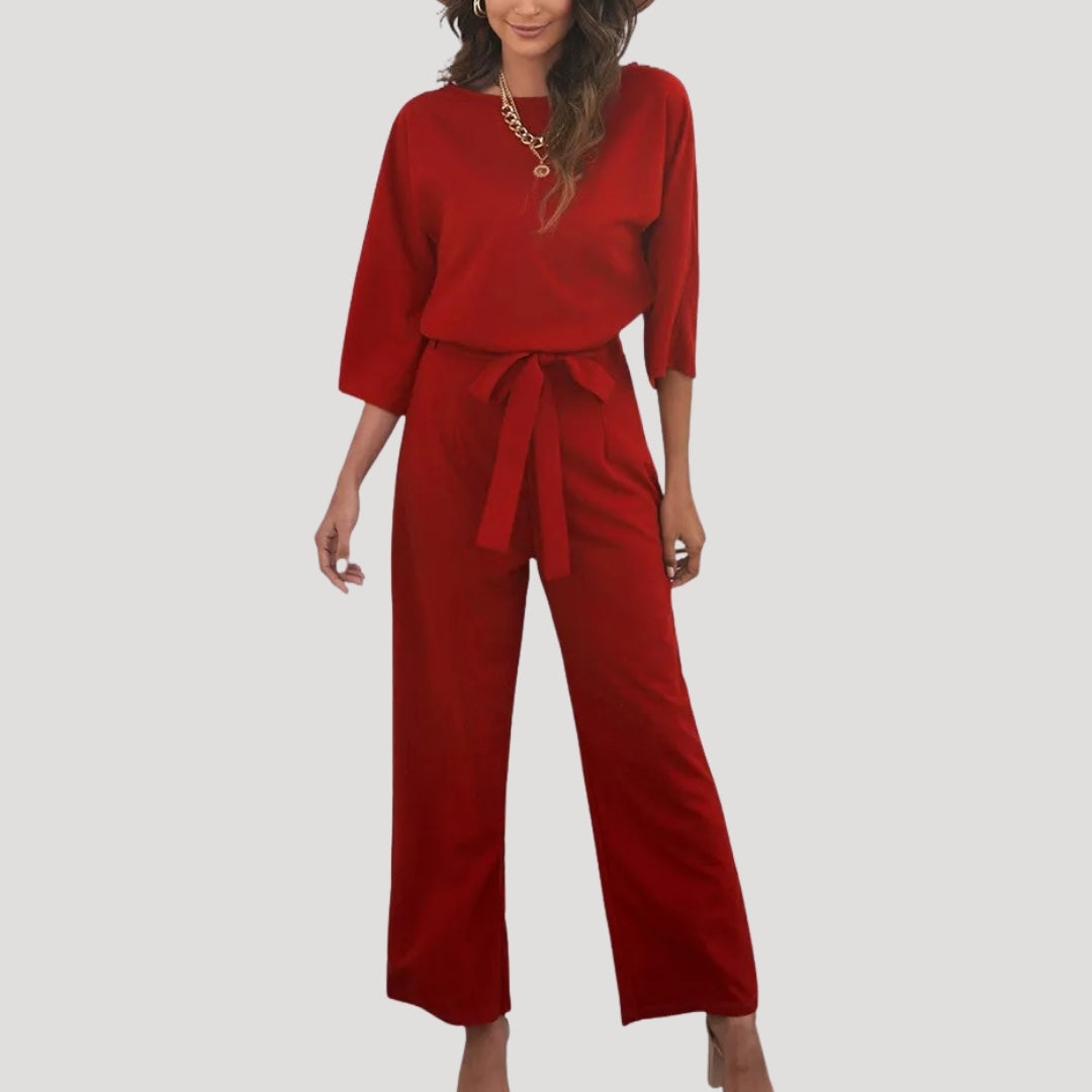 Dam matchande tvådelat set med byxor