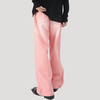 Dam baggy jeans vida byxor lågmidjade