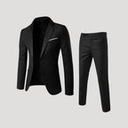 Herr slim fit kostym med kavaj och byxa elegant