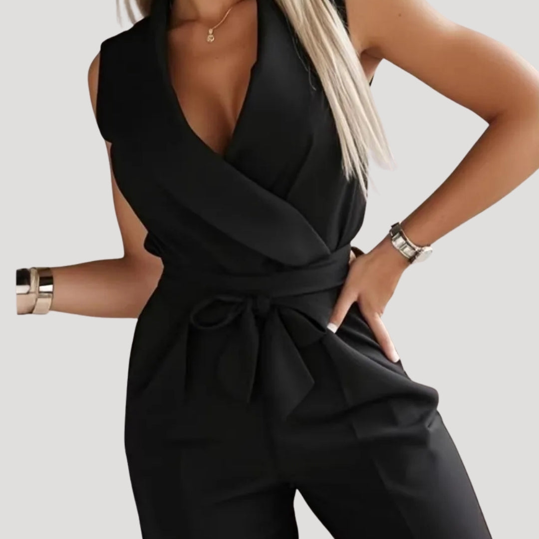 Dam jumpsuit omlott vida ben elegant stil modern passform