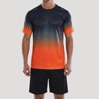 Herr Träningsset Träningströja Sportshorts Kortärmad Gymkläde