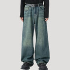 Dam baggy jeans vida byxor lågmidjade