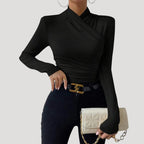 Långärmad topp dam – elegant tröja för fest och vardag