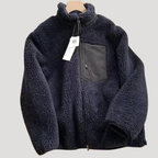 Damjacka Teddyfleece Med Dragkedja Ståkrage Långärmad Tröja