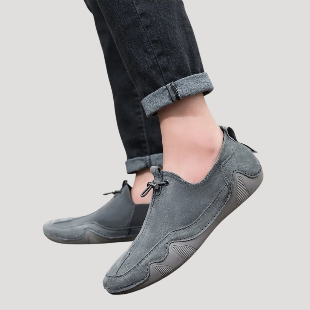 Herr slip on skor utan snörning låg modell