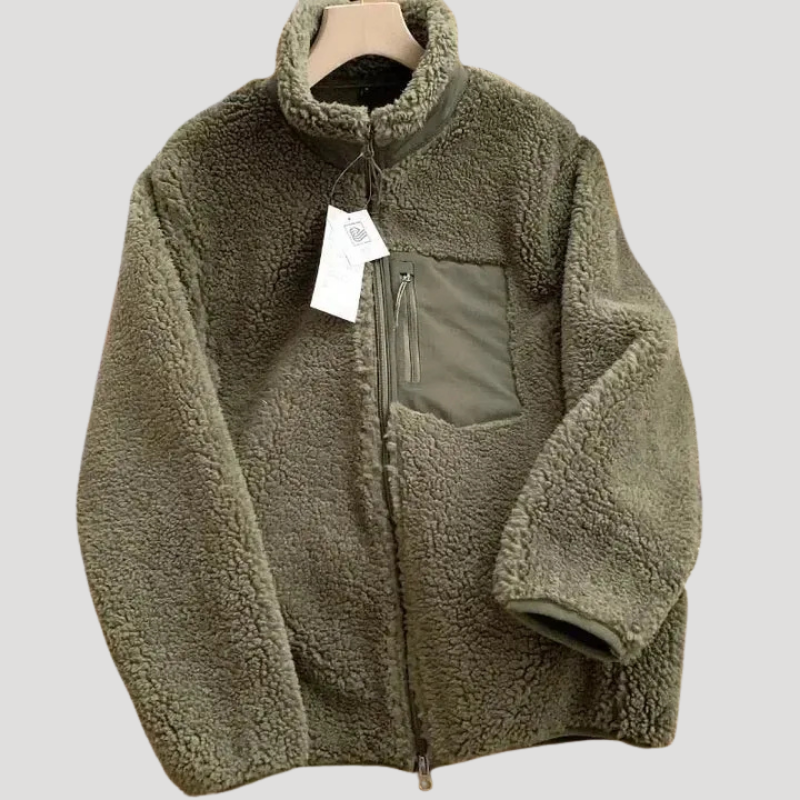 Damjacka Teddyfleece Med Dragkedja Ståkrage Långärmad Tröja
