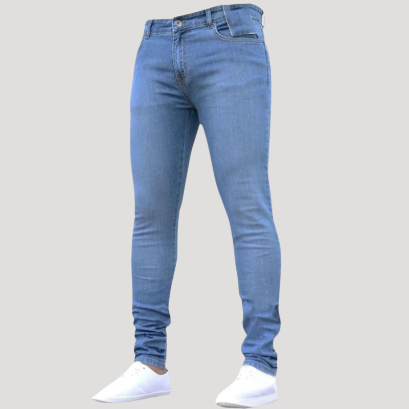 Herr Skinny Jeans Med Stretch Slim Fit Denimbyxor