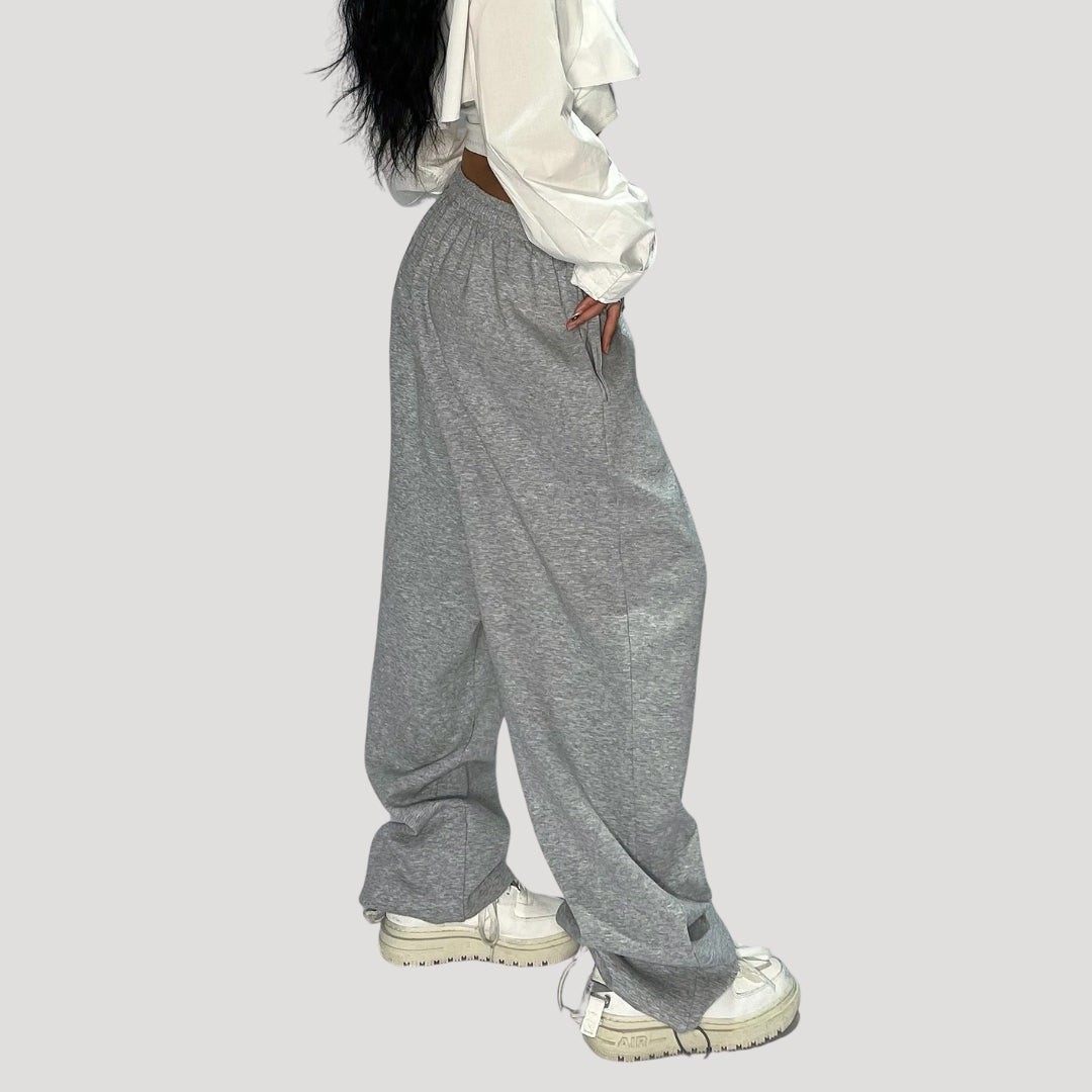 Dam mjukisbyxor vida sweatpants med resår och dragsko