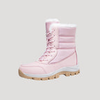 Dam Fodrade Vinterstövlar med Snörning och Vattentätt Yttre 11