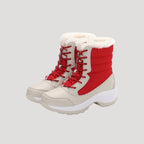 Dam Fodrade Vinterstövlar med Snörning och Vattentätt Yttre 6