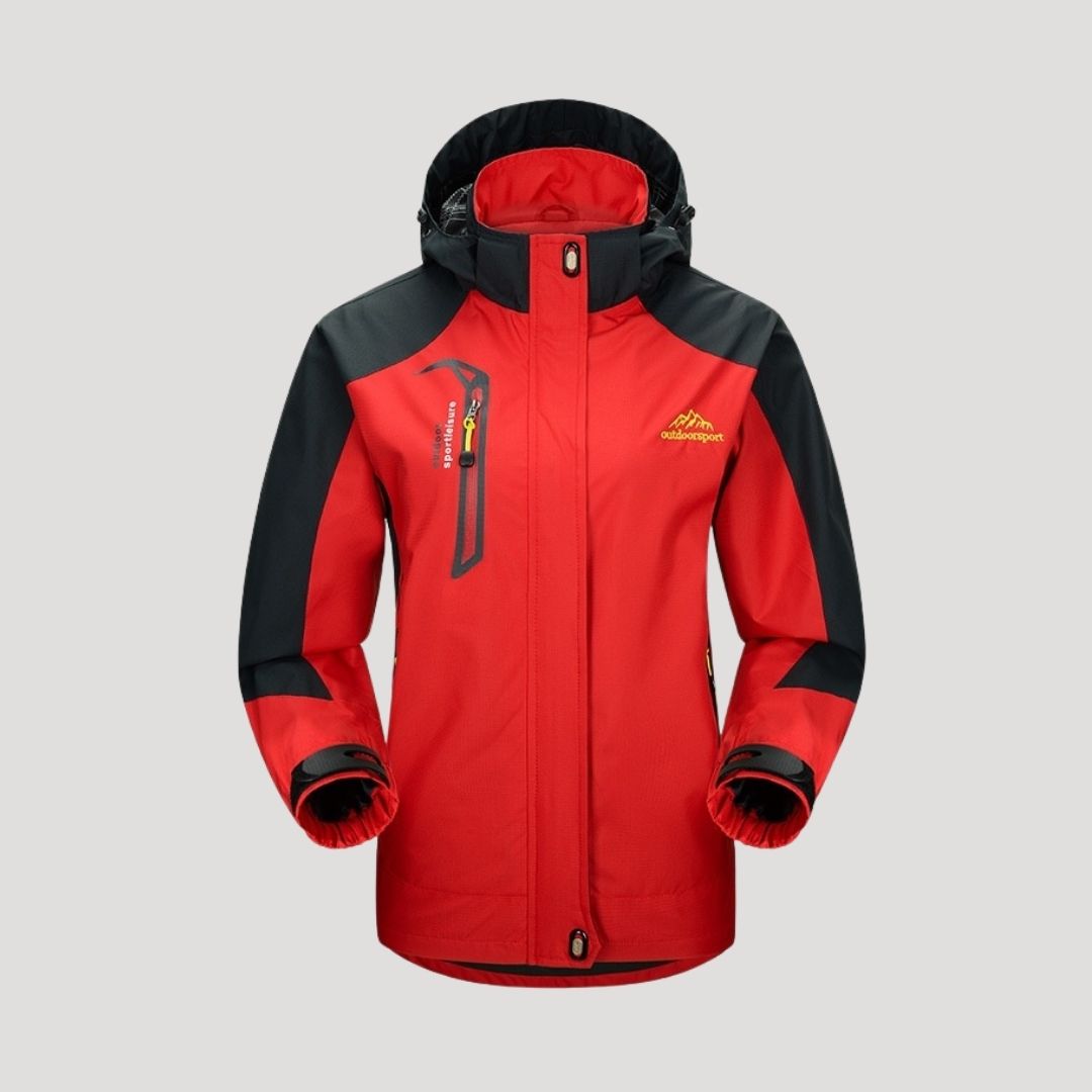 Dam Vattentät Skidjacka för Vinteraktiviteter med Huva 6