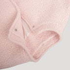 Dam bomberjacka i boucle teddy rosa med dragkedja 6