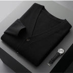 Dam cardigan i mjukt material med knappknäppning 16