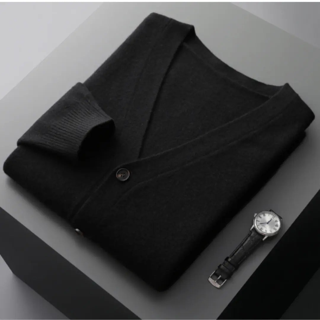 Dam cardigan i mjukt material med knappknäppning 16