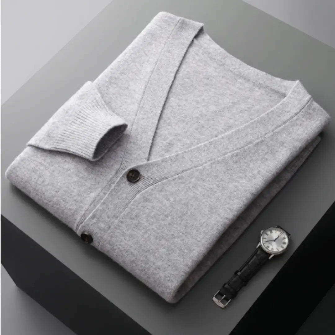 Dam cardigan i mjukt material med knappknäppning 9