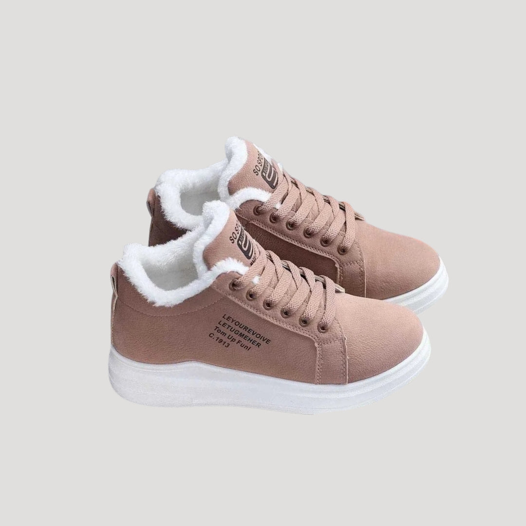 Dam fodrade vinterstövlar med vattentät design för kalla dagar 1