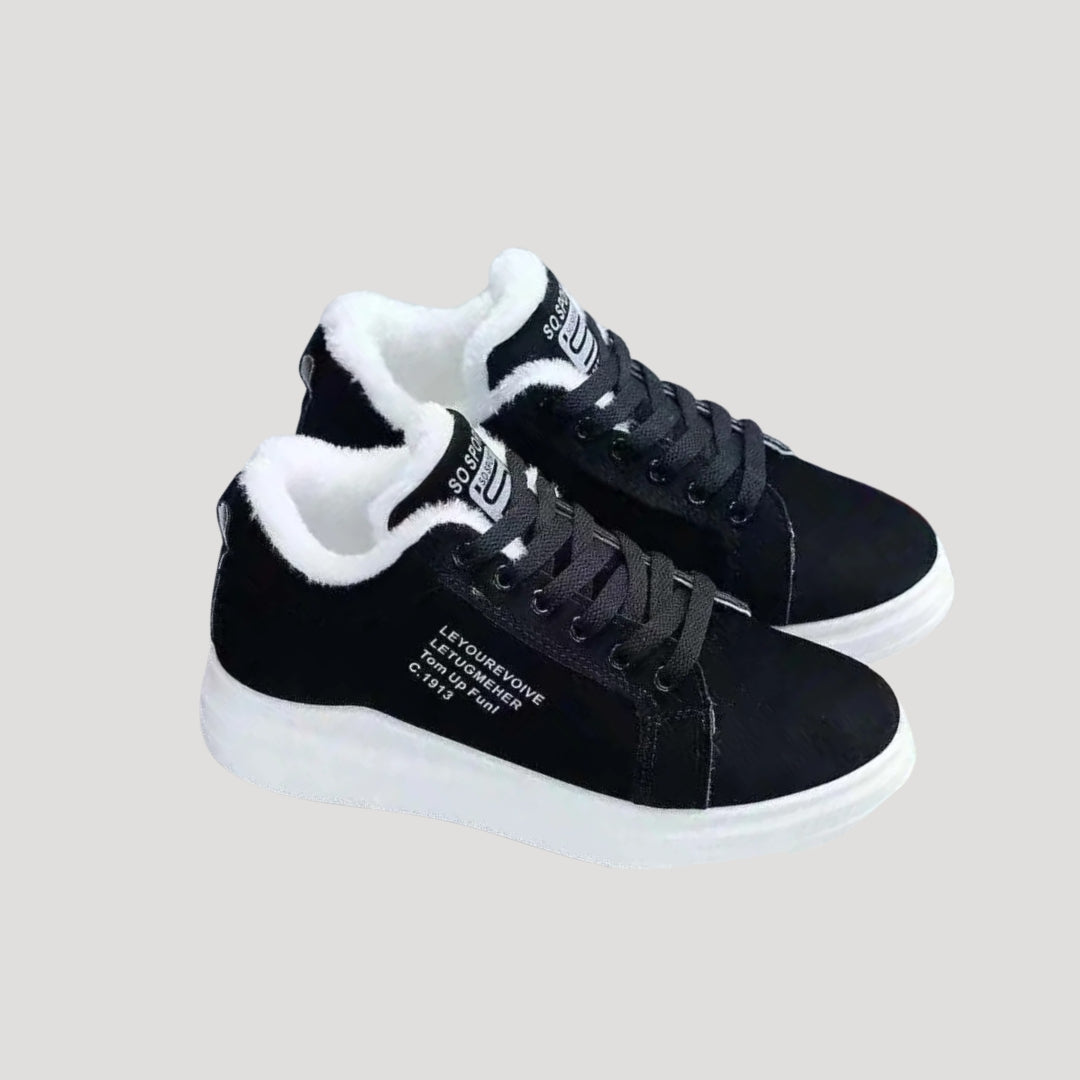 Dam fodrade vinterstövlar med vattentät design för kalla dagar 3