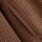 Dam lättviktsrutig jacka med dragkedja för höst