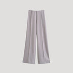 Dam lounge set långärmad med vida byxor för avslappnad stil