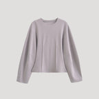 Dam lounge set långärmad med vida byxor för avslappnad stil