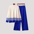 Dam loungewear set med överdimensionerad tröja och byxor