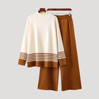 Dam loungewear set med överdimensionerad tröja och byxor