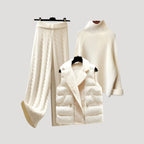 Dam loungewear set stickad co ord för avslappnade dagar 0