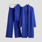 Dam loungewear set stickad mysig för vinter