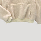 Dam överdimensionerad hoodie i sherpa fleece för vinter 3