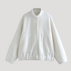 Dam oversized vinterjacka bomber med två fickor 1