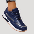 Dam plattform kil sneakers casual skor för kvinnor 1