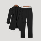 Dam skräddarsydd kavaj och byxor för kontor