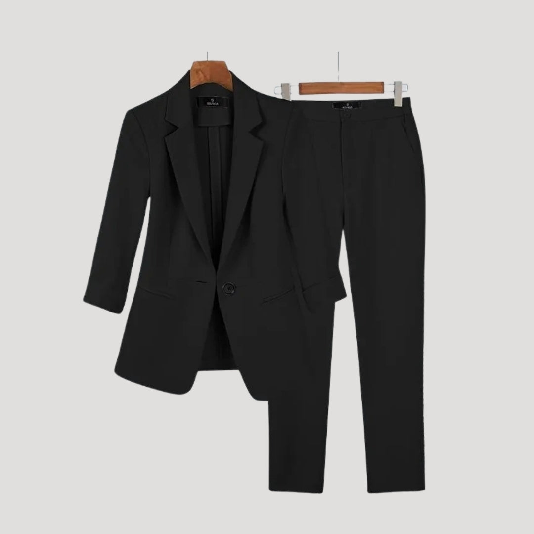 Dam skräddarsydd kavaj och byxor för kontor