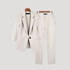 Dam skräddarsydd kavaj och byxor för kontor