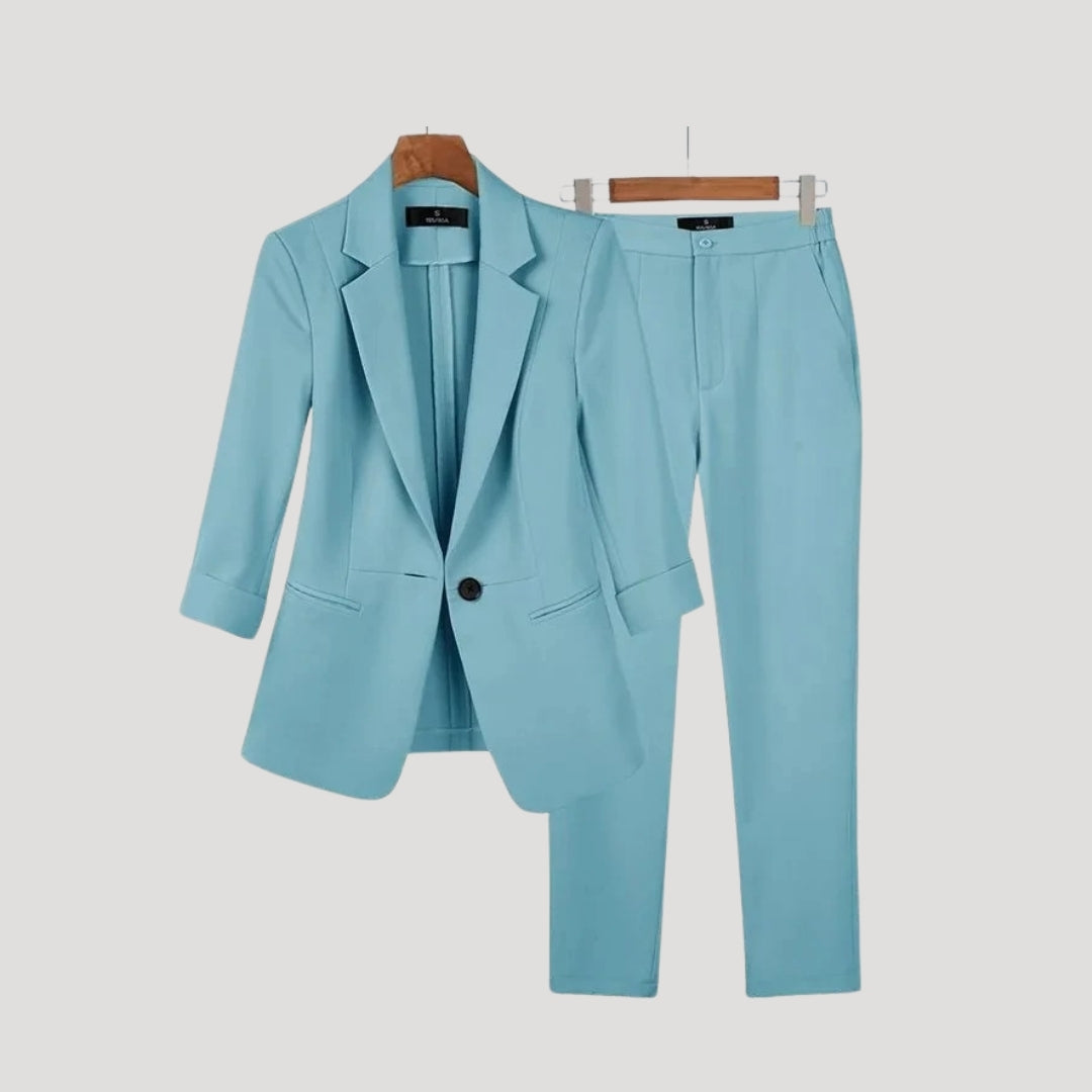 Dam skräddarsydd kavaj och byxor för kontor