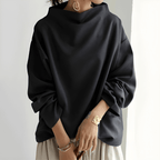 Dam stickad tröja elegant och varm för hösten 2